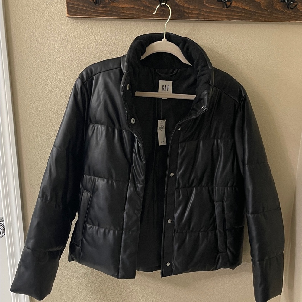 GAP Black Quilted Jacket